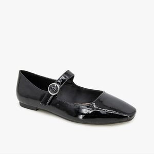 NWT Esprit Nicola Black Patent Flats Size 9.5M
